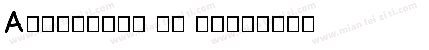 ARHeiGBJF MD 普通字体转换
